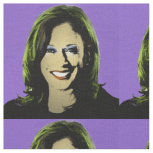 Tela Arte pop morado Kamala Harris