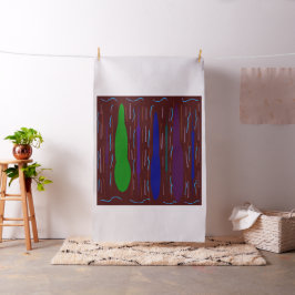 Tela Arte púrpura oscuro profundo inspirado en patrones