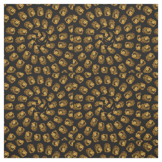 Tela Arte Resumen de Leones, (Retal)