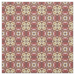 Tela Arte Rojo Ocre Amarillo Marrón Cadera Oriente Bali