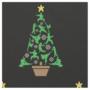 Tela Artes Marciales de Mujeres - Árbol de Navidad de K