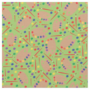 Tela Artista de paleta de pintura Art Paint Cute Kids