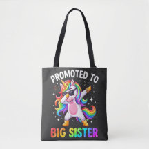 Ascendido a Bolso Tote de Hermana Mayor