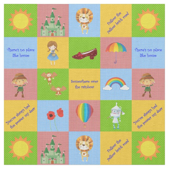 Tela Asistente para bloques de tejido de Oz rojo/verde (De cerca)