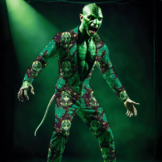 Tela Asistente para lagartijas (Unique lizard fabric for your Halloween projects)