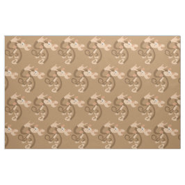 Tela ASL I Love You Monkey Patteric Fabric