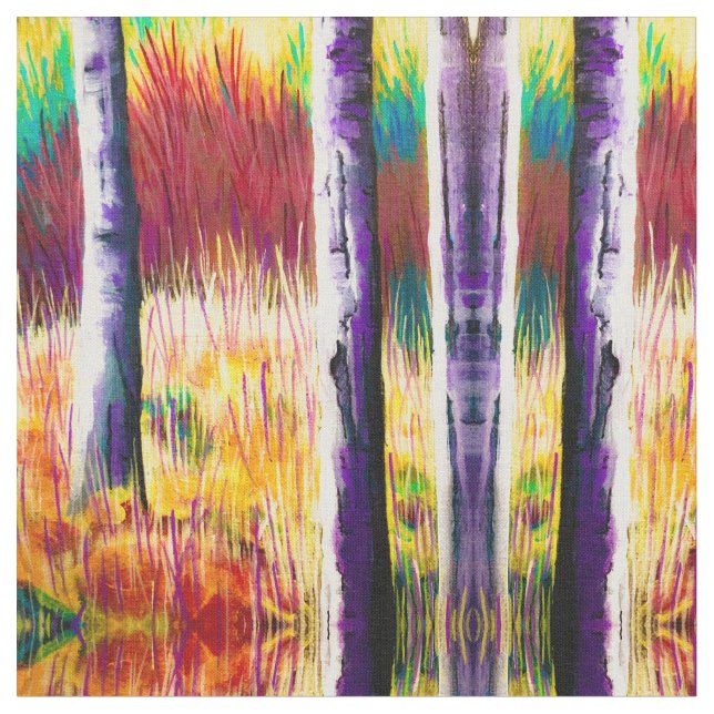 Tela Aspen Wild abstract Fabric (De cerca)