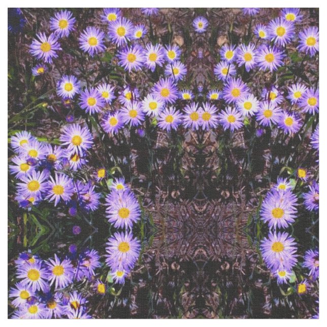 Tela Asters salvajes (De cerca)