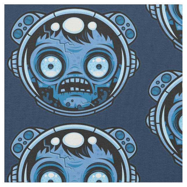 Tela Astronauta zombiana (De cerca)
