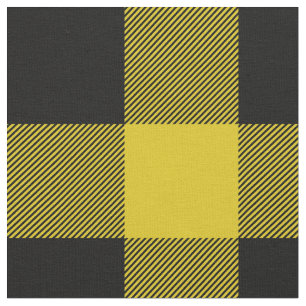 Tela Ataque de búfalo rubio amarillo y negro