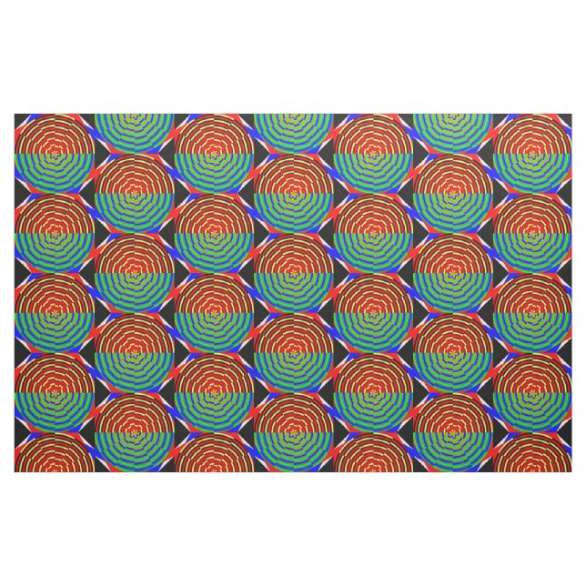 Tela Atardecer Digital por Kenneth Yoncich ("Cuarto gordo" (fat quarter))