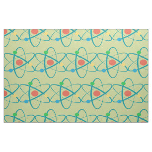 Tela Atom Retro Protones Neutrones Electrones Amante de