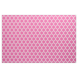 Tela Audaces expresiones Patrón de quatrefoil rosado ma