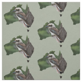 Tela Australia: Contorno Kookaburra en un árbol