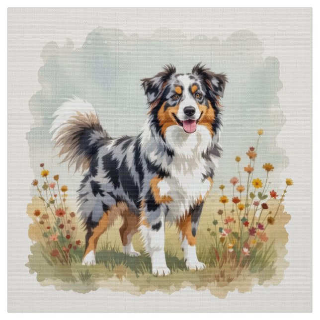 Tela Australian Shepherd Dog Merle Long Tail (Retal)