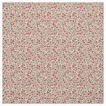 Auténtico estampado floral Sprig de Burgundy apaga