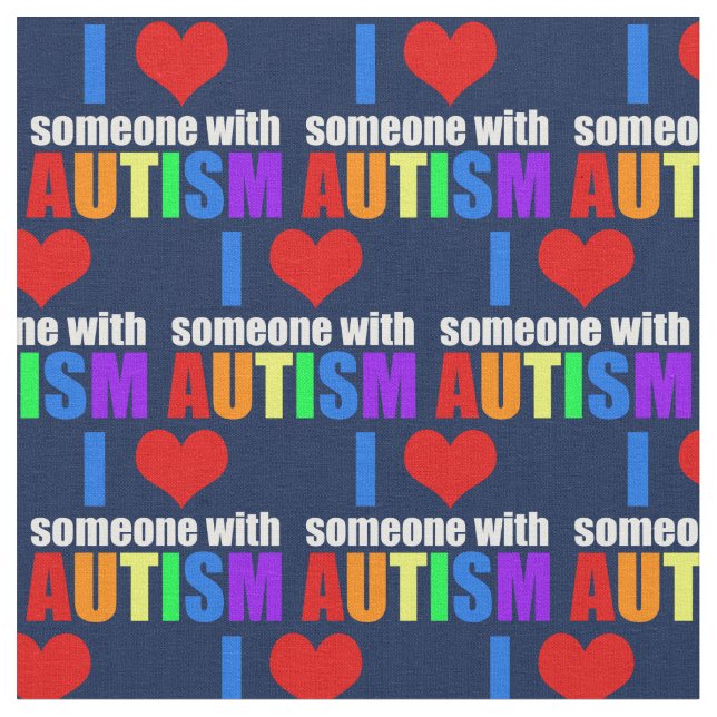 Tela Autismo Amor (De cerca)
