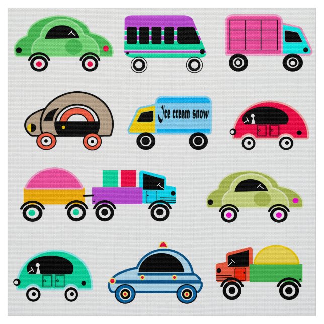 Tela Automóviles para niños (Retal)