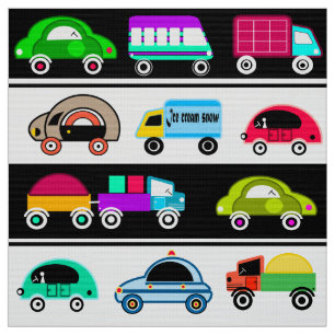 Tela Automóviles para niños