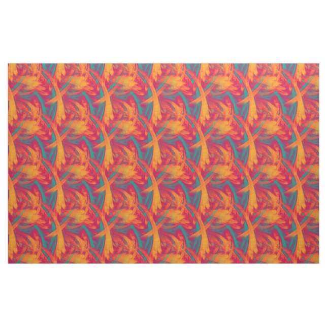 Tela Ave Del Paraíso Tropical ("Cuarto gordo" (fat quarter))