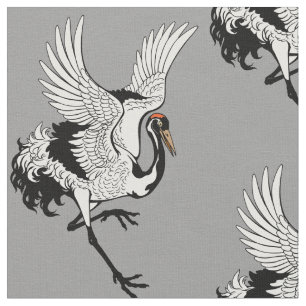 Tela Ave grúa japonesa