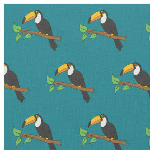 Tela Aves Cutas de los Toucans