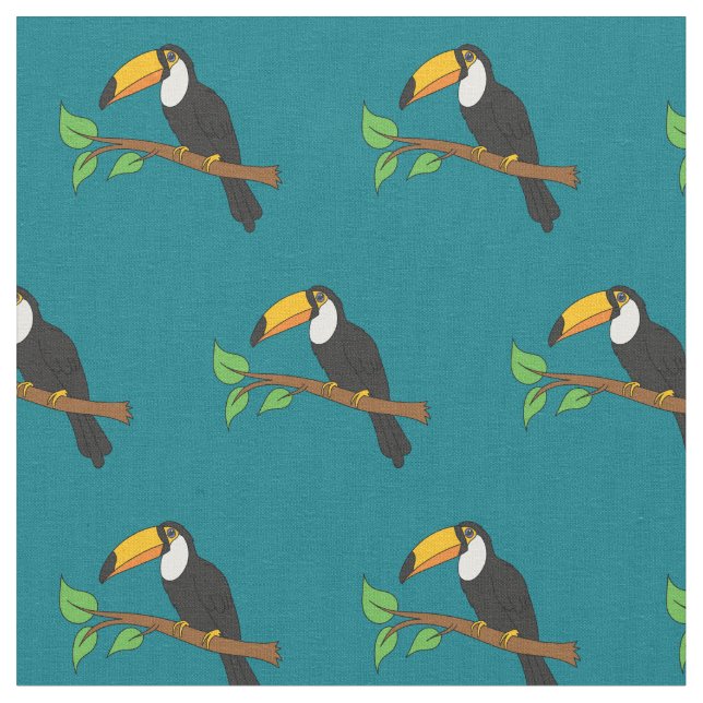 Tela Aves Cutas de los Toucans (De cerca)