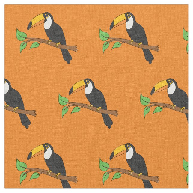 Tela Aves Cutas de los Toucans (De cerca)