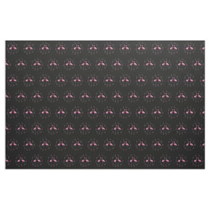 Tela Aves Flamingo Rosadas