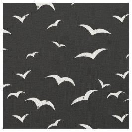 Tela Aves voladoras blancas y negras con aspecto angust