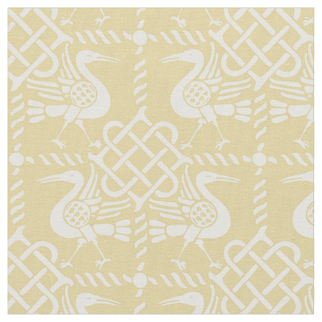 Tela Aves y nudos de renacimiento gótico (De cerca)