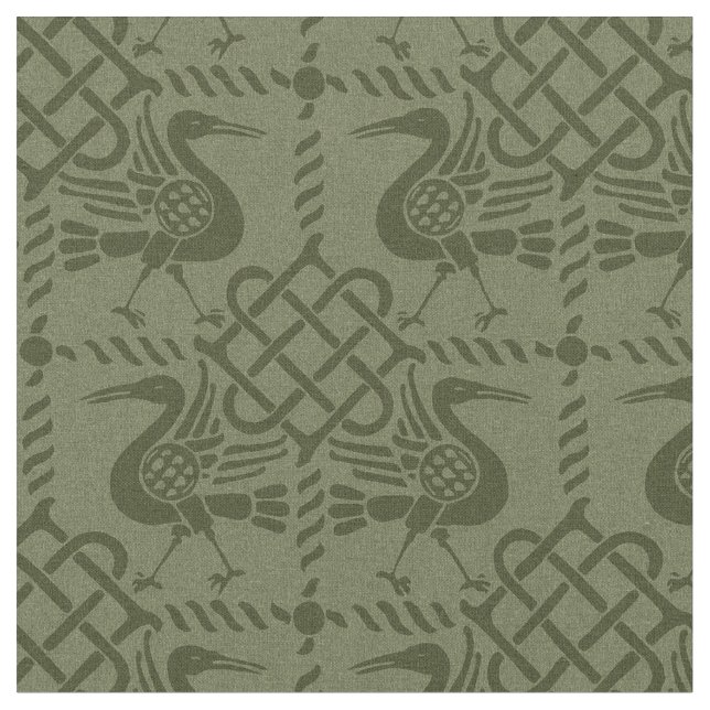 Tela Aves y nudos de renacimiento gótico (De cerca)