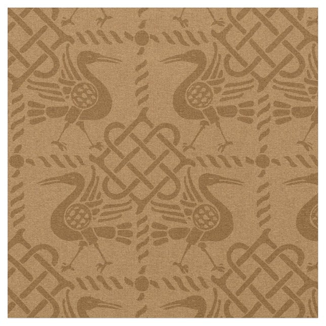 Tela Aves y nudos de renacimiento gótico (De cerca)