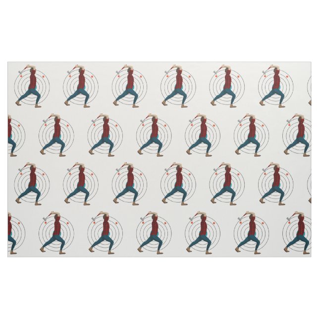 Tela Ax Throwing ("Cuarto gordo" (fat quarter))