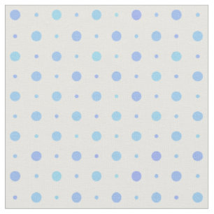 Tela azul bebé y azul pastel de lunares