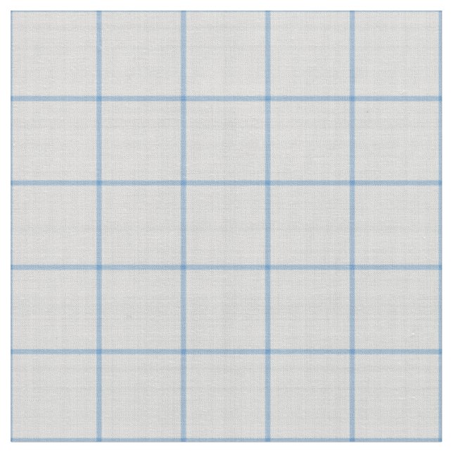 Tela Azul Celeste Grande Gingham Cuadros (De cerca)