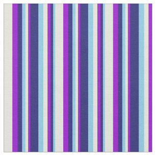 Tela Azul cielo, azul oscuro, violeta oscuro y beige