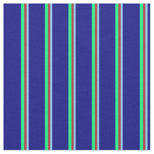 Tela Azul cielo claro, marrón, verde y azul