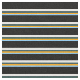 Tela Azul cielo claro, Naranja, gris pizarra, blanco y 