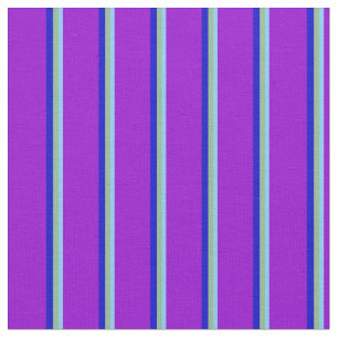 Tela Azul cielo claro, verde mar oscuro, violeta azul y