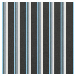 Tela Azul cielo, gris pizarra, crema de menta y negro