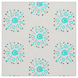 Tela azul claro de patrón