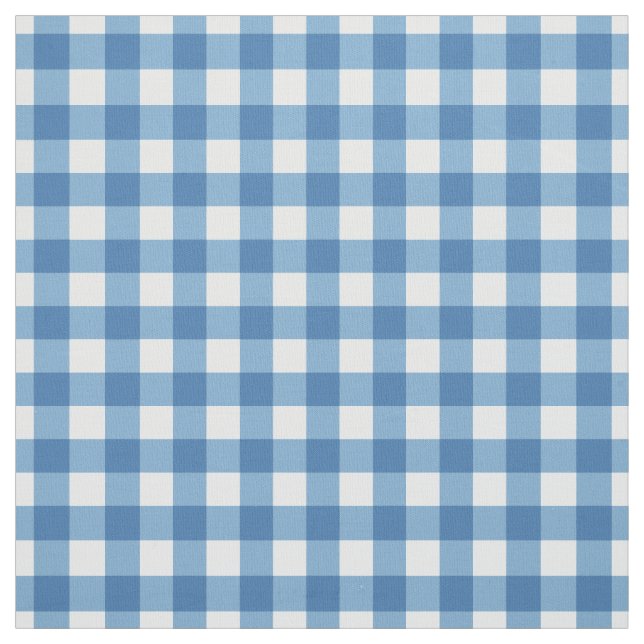 Tela Azul claro Gingham (Retal)