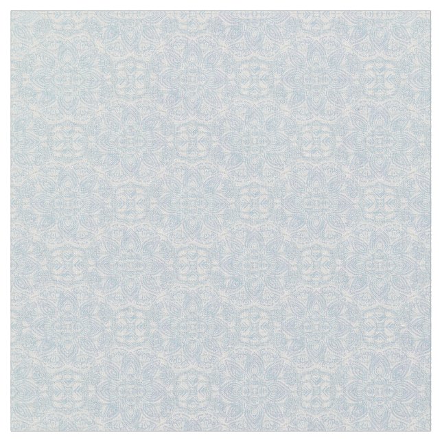 Tela Azul claro, rosa y blanco inmaculado (De cerca)