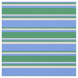 Tela Azul de Cornflower, verde del mar y color bizcocho