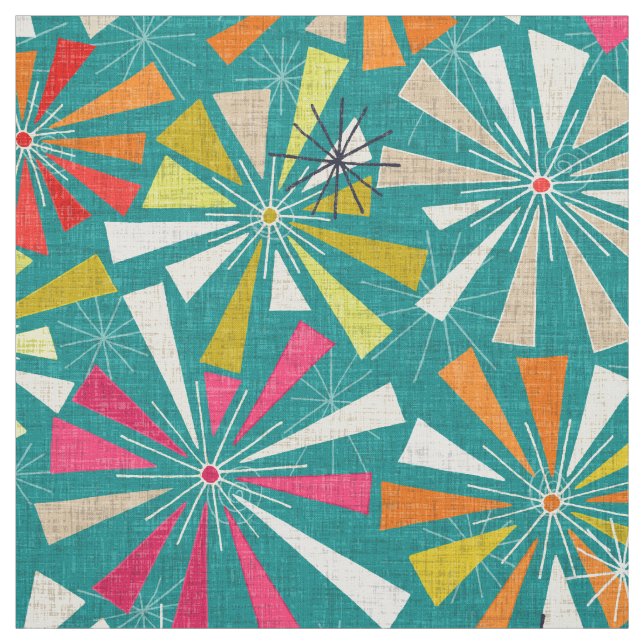 Tela azul de fuegos artificiales (Retal)