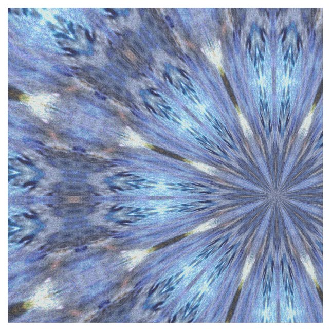 Tela azul de invierno (De cerca)