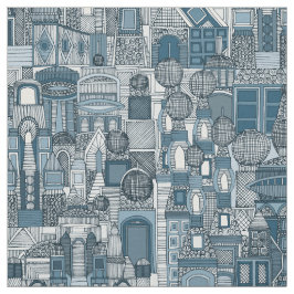 Tela azul de la ciudad espacial