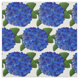 Tela azul de la impresión del Hydrangea