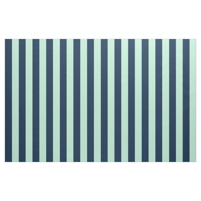 Tela Azul de Marinero y Menta (Yarda)